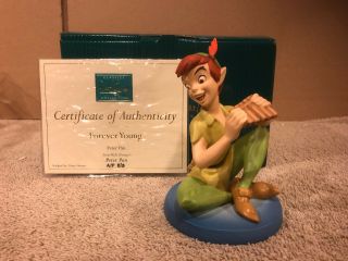 Wdcc Peter Pan " Forever Young " Artist Proof & Signed -