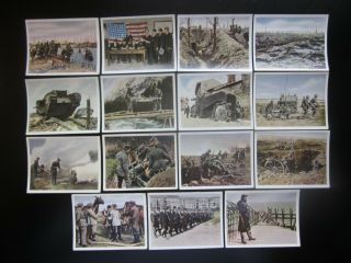 15 German Cigarette Cards Of World War 1,  Issued In 1937,  1/5