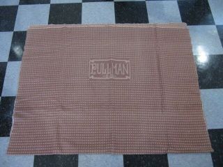 Early Railway Antique Wool Blanket 1926 Pullman S - 20 Private Car Service