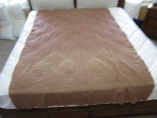 Early Railway Antique Wool Blanket 1926 Pullman S - 20 Private Car Service 4