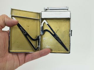 Vintage Colibri Monopol Patented Empire Dublin Lighter and Cigarette Case 4