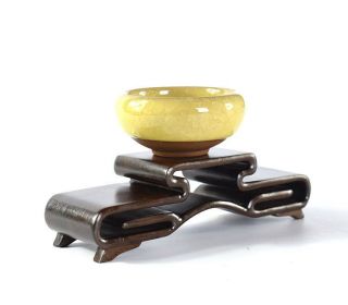 Lovely Iron Wood Stand For Netsuke / Snuff Bottles / Curios - Gz354