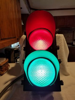 Traffic Light Signal Econolite 2 Light Red And Green