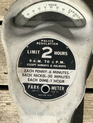 Park - O Meter Parking Meter Two Hour Limit 4