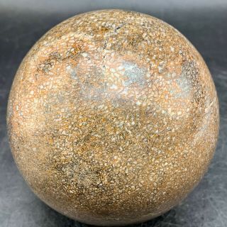 2.  25lb Awesome Dinosaur Bone Fossilcrystal Ball Sphere Madagascar Lyq90
