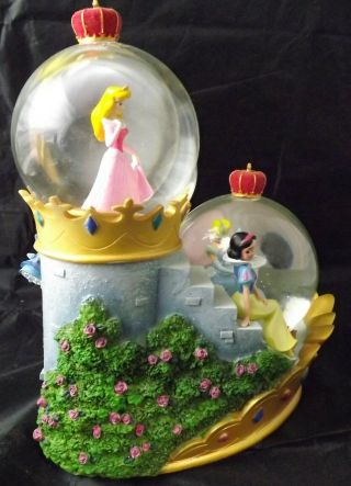 Disney Store HARD TO FIND 5 Princess Musical Snow Globe - Retired - Rare Version 5