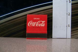 Vintage Matchbook M5 Have A Coke Classic Coca Cola Glass Bottle Hand Raising 2