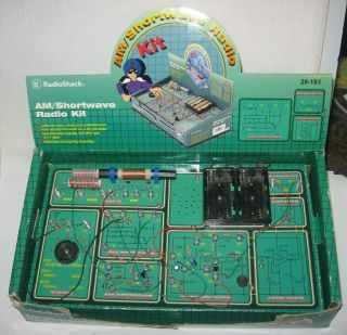 Vintage Radio Shack Science Fair Am / Shortwave Transistor Radio Kit