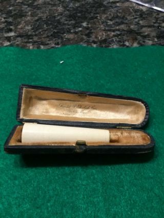 Meerschaum Cigarette Holder With Fitted Case