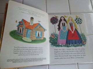 Snow White And Rose Red,  A Little Golden Book,  1955 (A ED;VINTAGE TENNGREN) 4