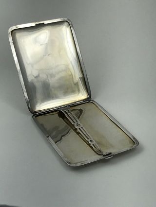 Vintage Elgin Sterling Silver Cigarette Wallet Case 116 grams 2