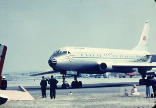 Aeroflot,  Tupolev 104,  Cccp - 42430,  In 1960s ?,  Slide
