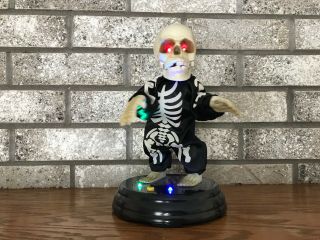 Gemmy Halloween Animated Groovin Ghouls Skeleton Groove Line