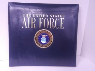 United States Air Force Military Scrapbook / Leather Bound