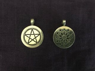 Temple Of Witchcraft Limited Edition Sterling Silver Sigil Pendants,  Two Availab