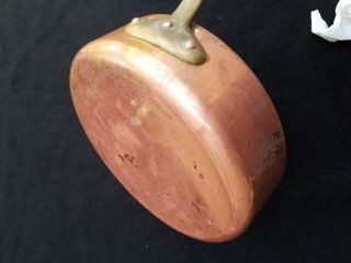 Vintage Crate And Barrel 9 1/2 " Copper Sauce Pan Made In France Pot