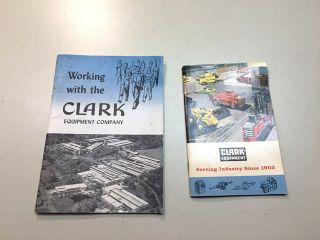 2 Clark Equipment Brochures From 1953 And 1957 - Buchanan,  Michigan