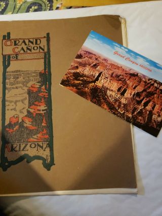1901 Vintage Grand Canyon Booklet A D Vintage Postcard