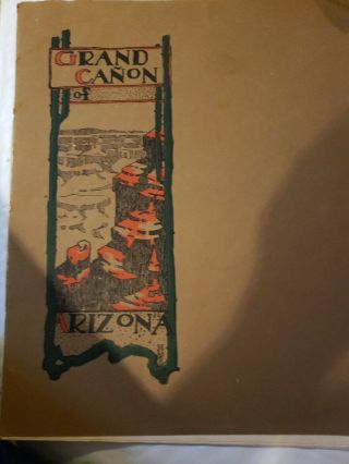 1901 vintage Grand Canyon booklet a d vintage postcard 2