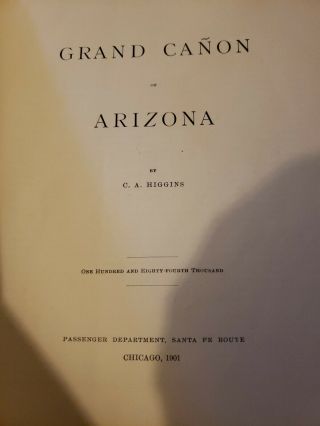1901 vintage Grand Canyon booklet a d vintage postcard 4