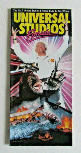 1995 Universal Studios Florida Brochure - Back To The Future,  King Kong,  Jaws