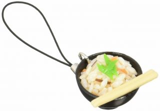 Sample Of Food Cell Phone Strap Rice Bowl