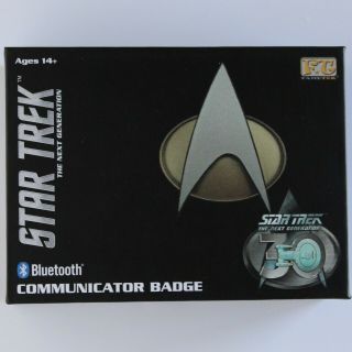 Star Trek The Next Generation Bluetooth Communicator Badge