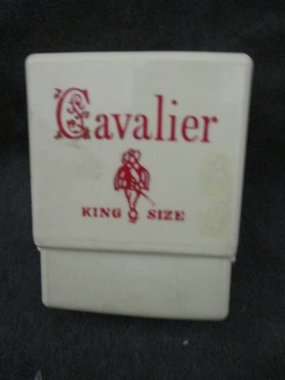 Vintage Plastic Cavalier King Size Cigarette Case