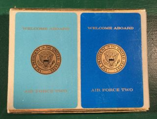 Vintage Air Force 2 Vice President Playing Cards 2 Deck Set Congress