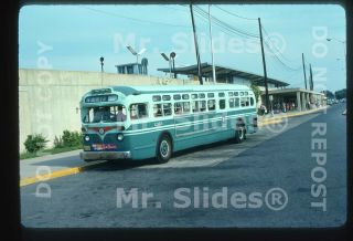 Slide Bus Transport Of Jersey Gm Coach L323 Lindewold Nj 1974