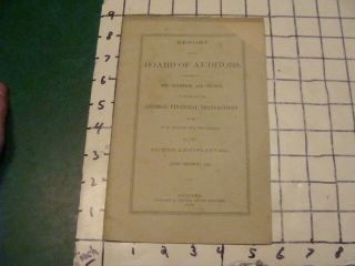1877 Board Of Auditors - N.  H.  Asylum For The Insane - 7pgs