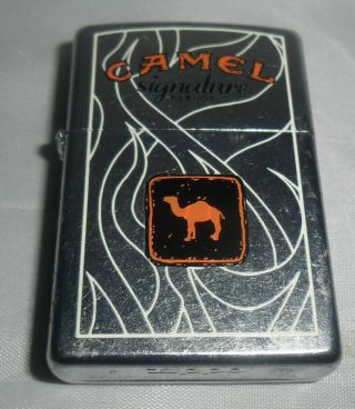 Unfired Zippo Lighter,  Dated 2007 Camel Cigarettes Signature Blends