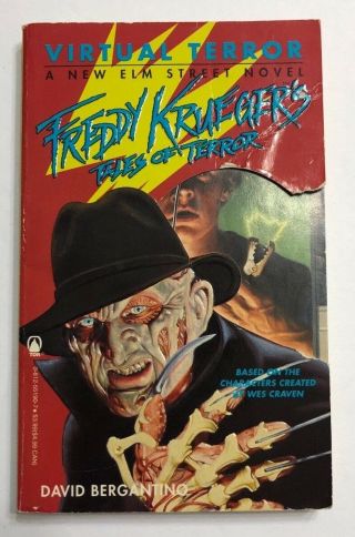 Freddy Krueger Tale Of Terror Elm Street Novel Virtual Terror 1st Edition Apr 95