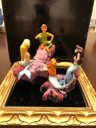 Peter Pan & Mermaids Disneyland Sculpture Theresa Miller Limited Edition