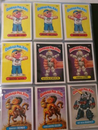Garbage Pail Kids 3rd Series 3 Complete 88 - Card Set 1986