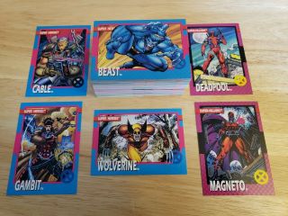 1992 Marvel X - Men Series 1 Cards Complete Set & Holograms (3 Magneto,  2 Cable)