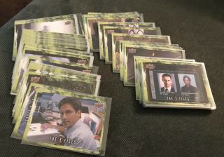 2019 Upper Deck X - Files Ufos And Aliens Complete Sticker Set Cards 1 - 100 Nm