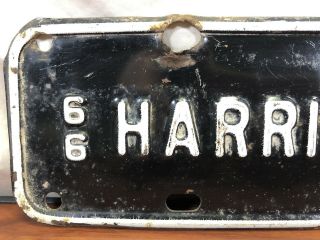 Vintage Antique Automobile 1966 Harrisonburg VA.  66 license Plate Tag Topper 4