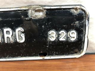 Vintage Antique Automobile 1966 Harrisonburg VA.  66 license Plate Tag Topper 5