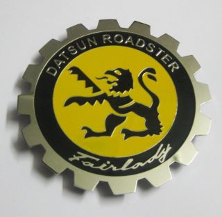 Car Badge - Datsun Roadster Fairlady Car Grill Badge Emblem Mg Jaguar Triumh Por
