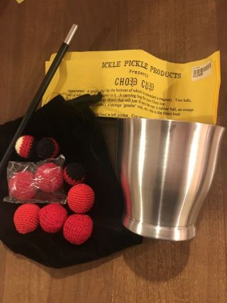 Wide Mouth Chop Cup By Ickle Pickle - With Wand And Various Balls