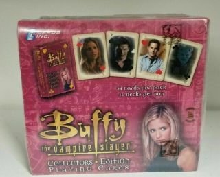 4 Box Of Buffy The Vampire Slayer Box Of 12 Standard Playing Card Decks