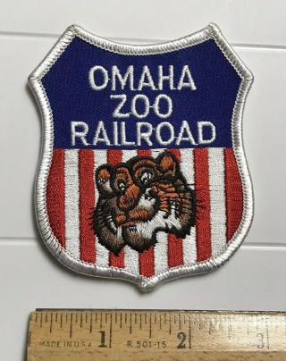 Omaha Zoo Railroad Union Pacific Logo Nebraska Ne Souvenir Embroidered Patch