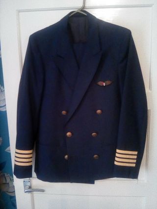 Kuwait Airways Captains Jacket & Trousers 1980s Rare