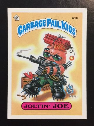 1985 Garbage Pail Kids 1st Series 1 Joltin 