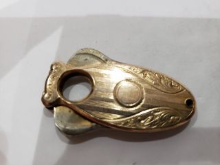 Antique 1916 Gold Filled Cigar Cutter Fob / Keychain