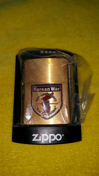 Korean War 50th Anniversary Zippo Lighter -