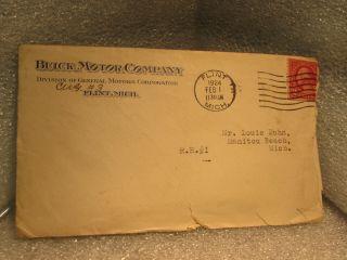 Buick Motor Company Color Letter Head 1924 (cc4)