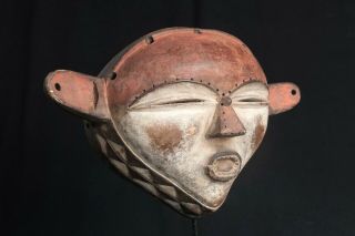 Pende Face Mask,  Democratic Republic Of Congo,  Central African Art