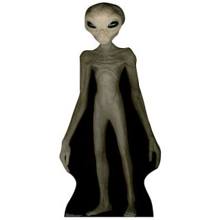 Alien Lifesize Cardboard Cutout Standup Standee Poster Extraterrestrial Creature